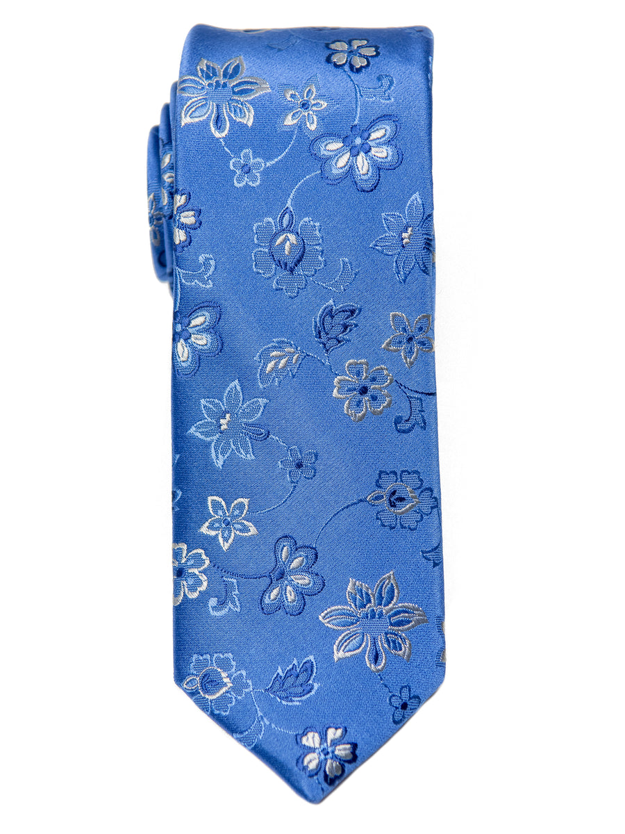Heritage House 29658 Boy's Tie - Floral- Blue