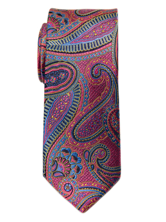 Heritage House 29677 Boy's Tie - Paisley- Rose/Blue