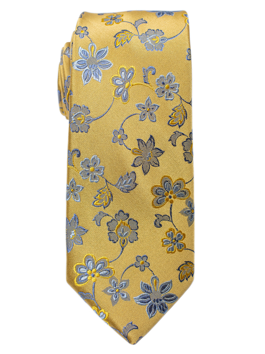 Heritage House 29763 Boy's Tie - Floral- Yellow/Blue