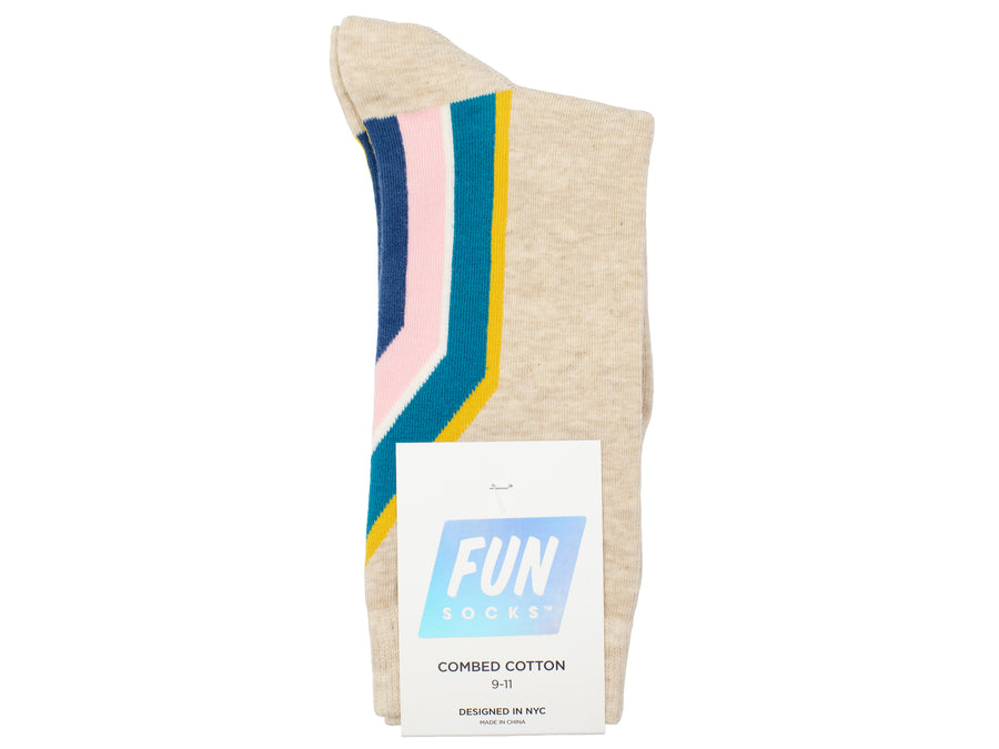 Boy's Fun Socks 30104 - Cream/Multi