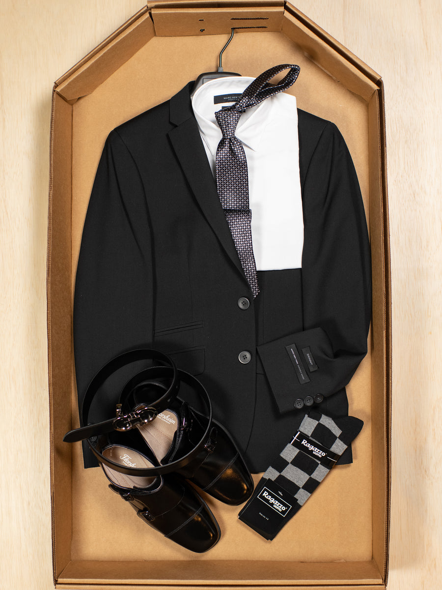 Complete Black Skinny Fit Suit Outfit 30174