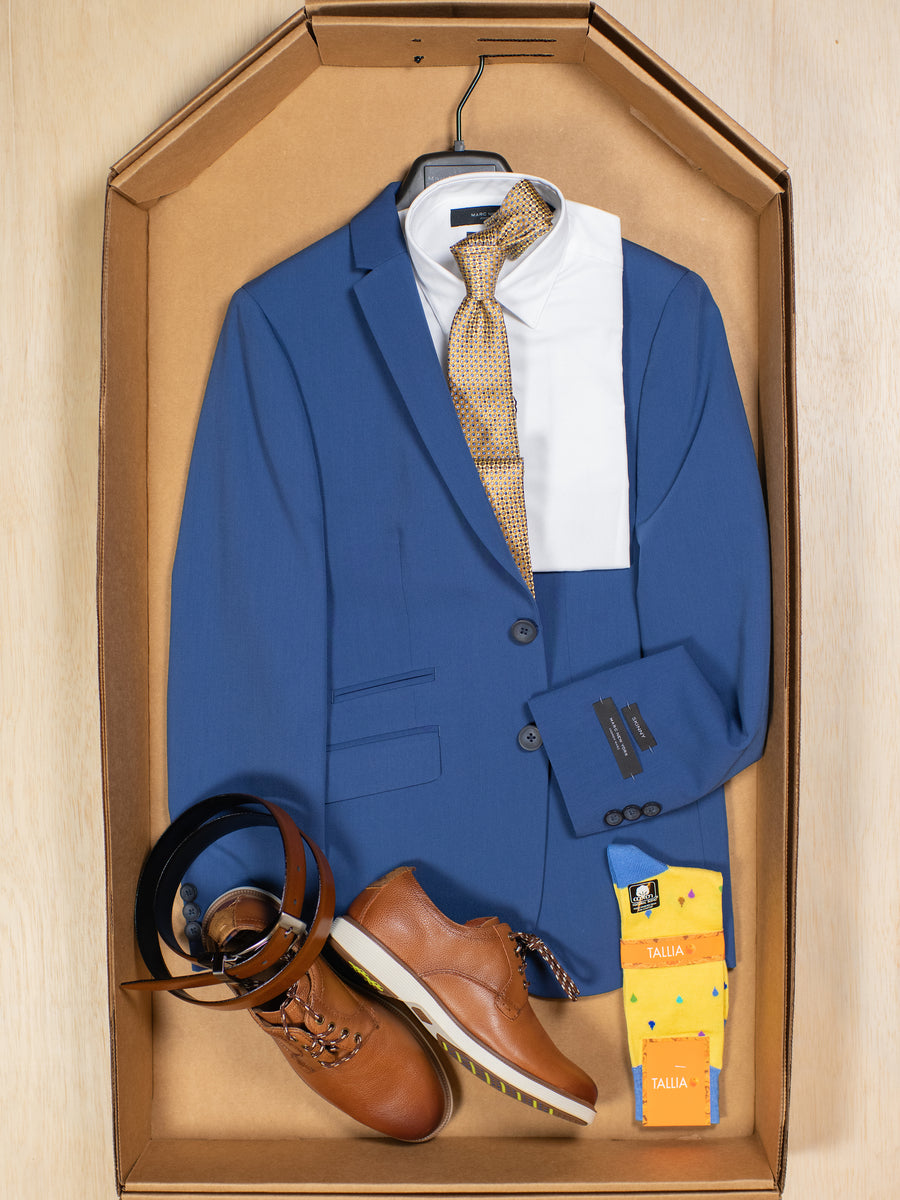 Complete Blue Skinny Fit Suit Outfit 30181