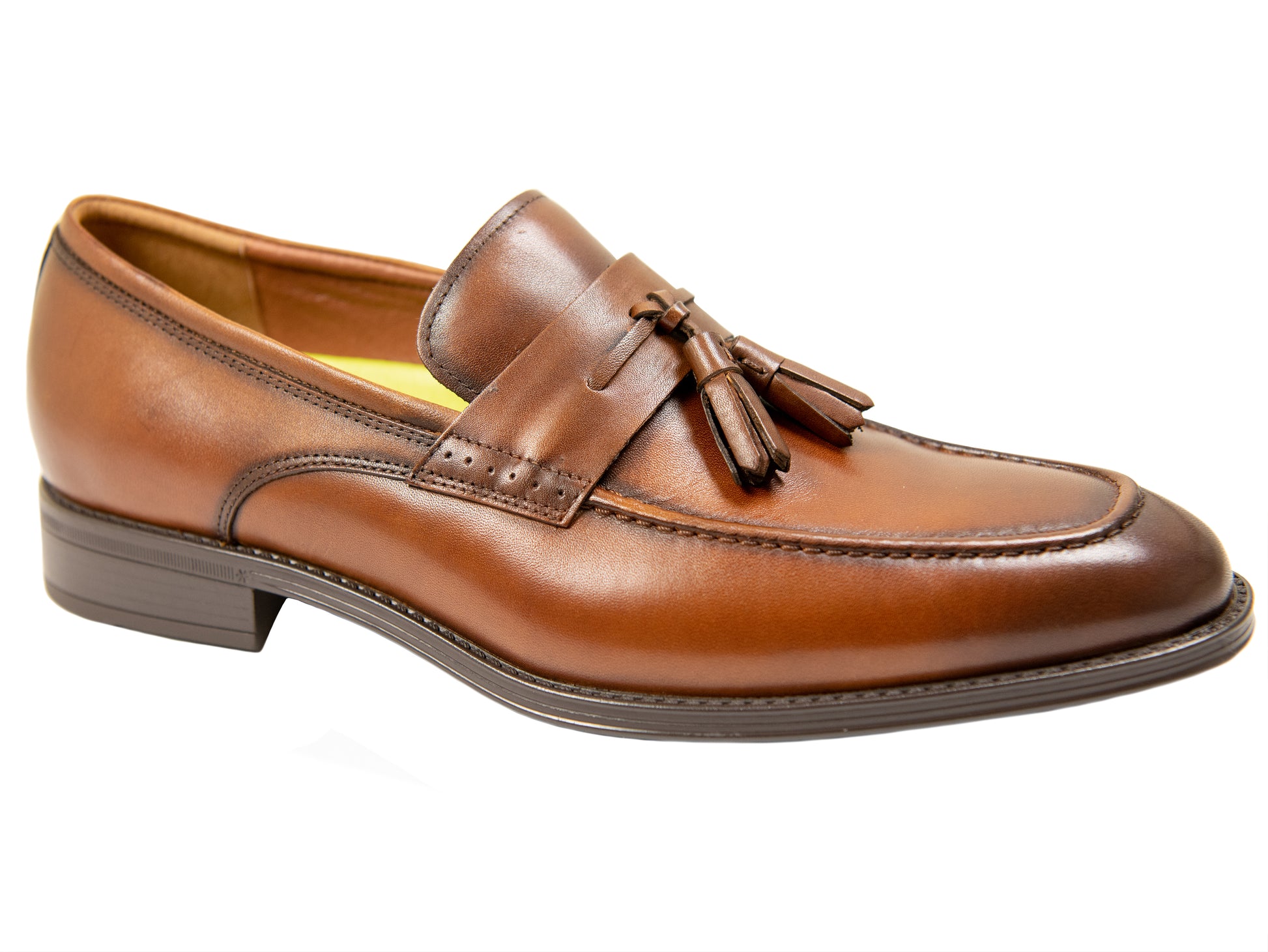Florsheim Amelio Moc Toe Tassel Slip-On 10 Men's Cognac Florsheim Amelio Moc Toe Tassel Slip-On 10 Men's Cognac