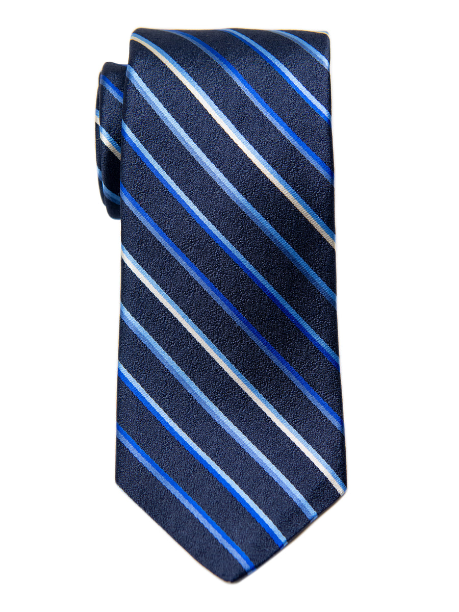 Dion 30244 Boy's Tie- Navy - Stripe