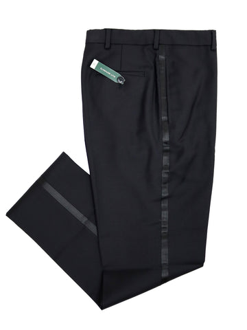 Lauren Ralph Lauren 30514P Boy's Tux Separate Pant - Solid Gab - Black