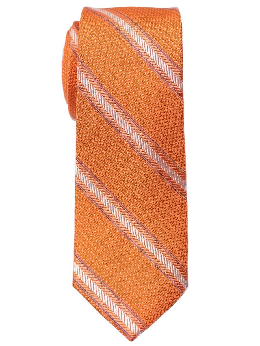 Heritage House 30673 Boy's Tie - Stripe- Orange