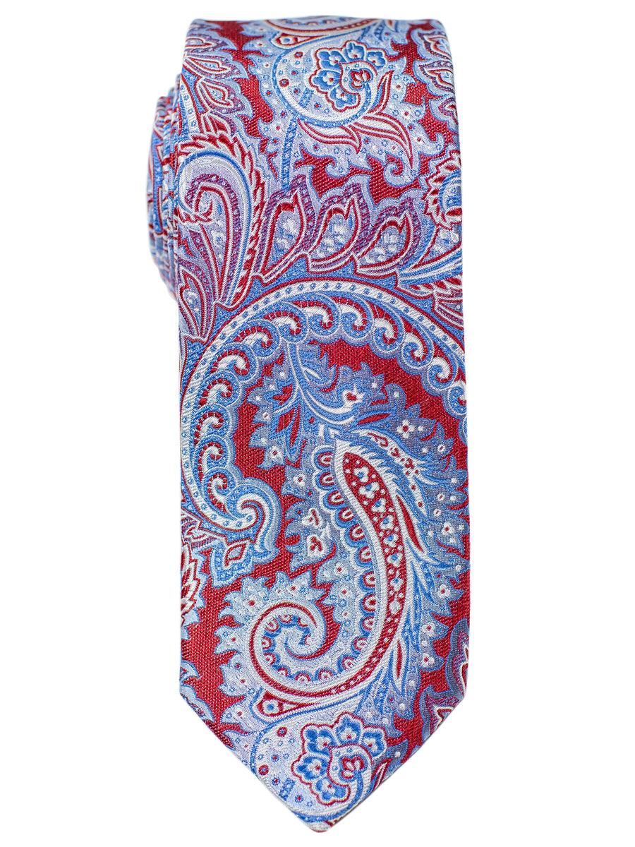 Heritage House 30693 Boy's Tie - Paisley- Red/Blue