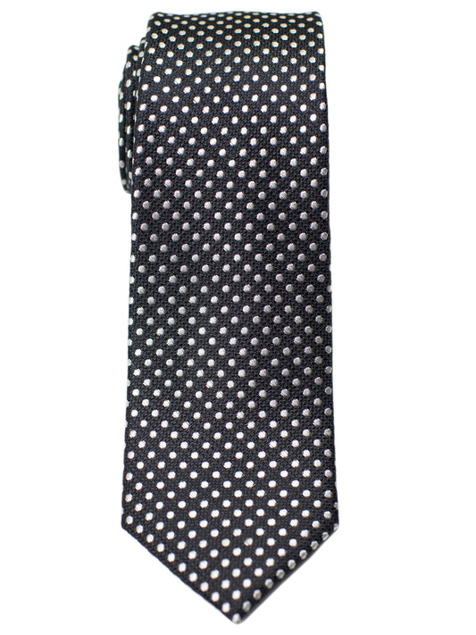 Heritage House 30709 Boy's Tie - Neat- Grey/Black