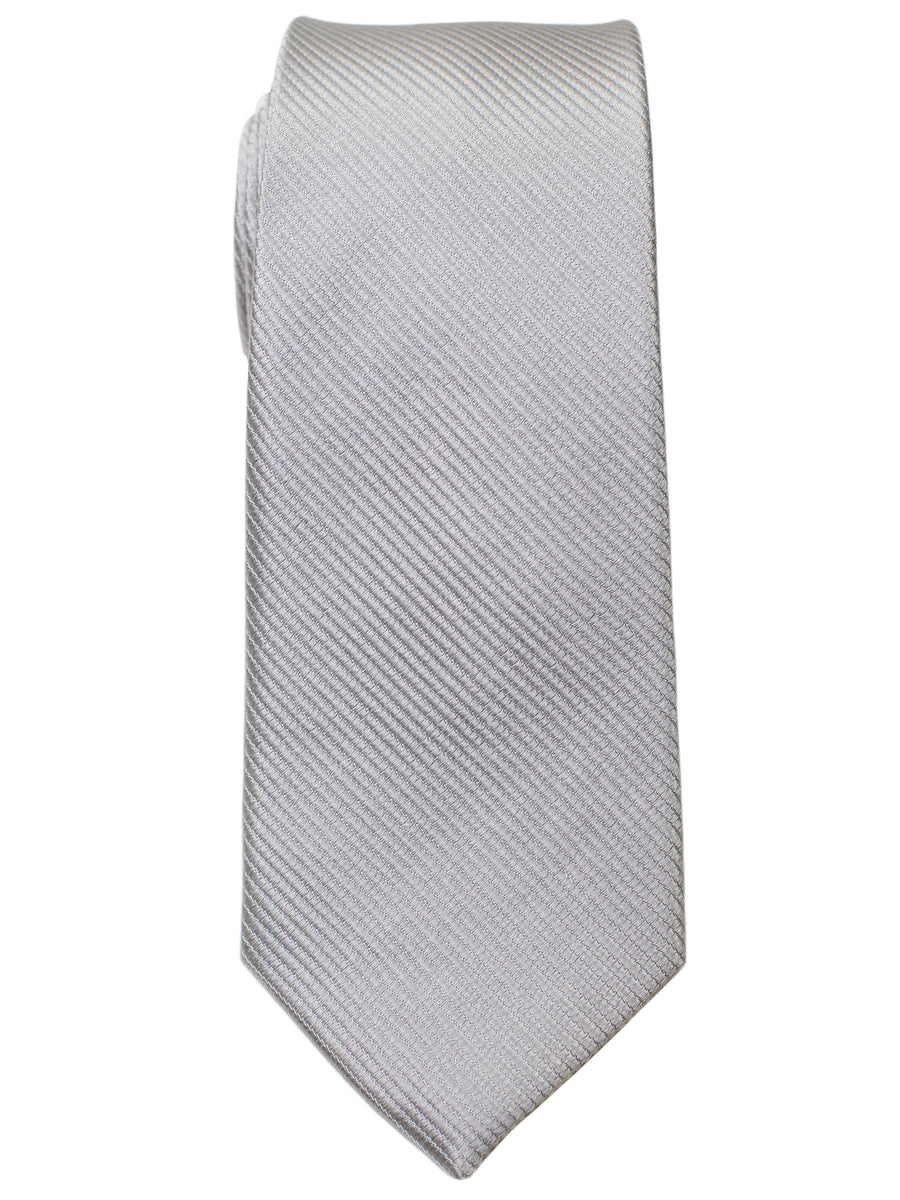 Heritage House 30749 - Boy's Tie - Diagonal Tonal Weave - Silver