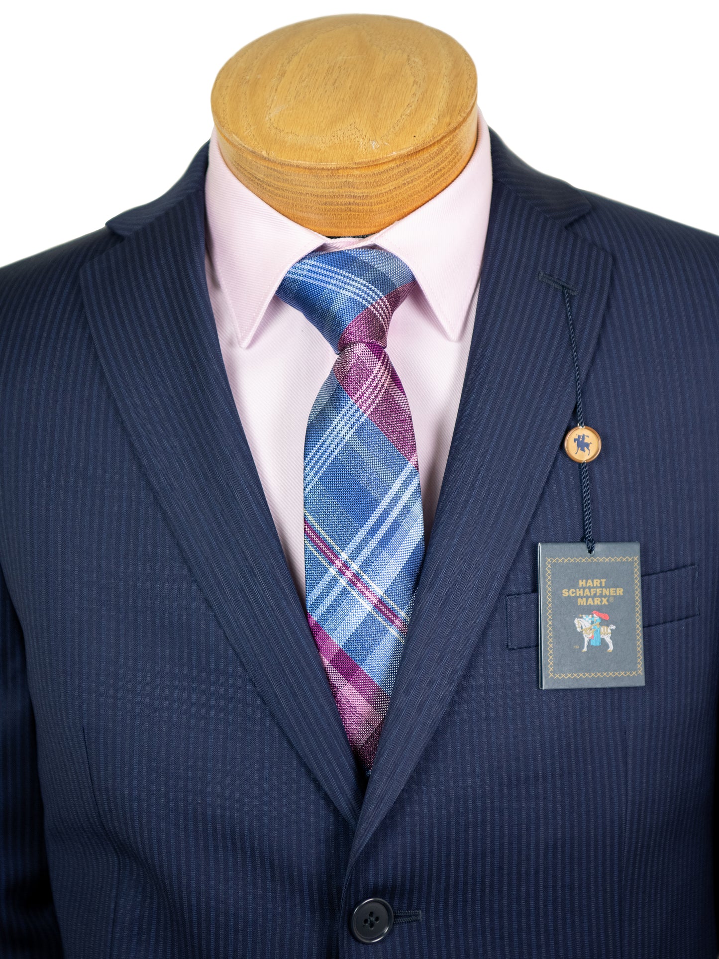 Hart Schaffner Marx 30896 - Boy's Suit - Stripe - Navy