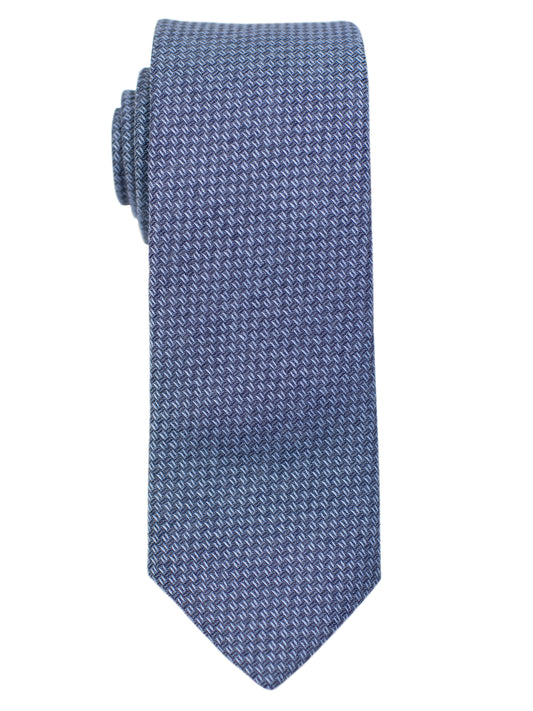 Dion 31116 Boy's Tie - Basketweave - Blue/Navy