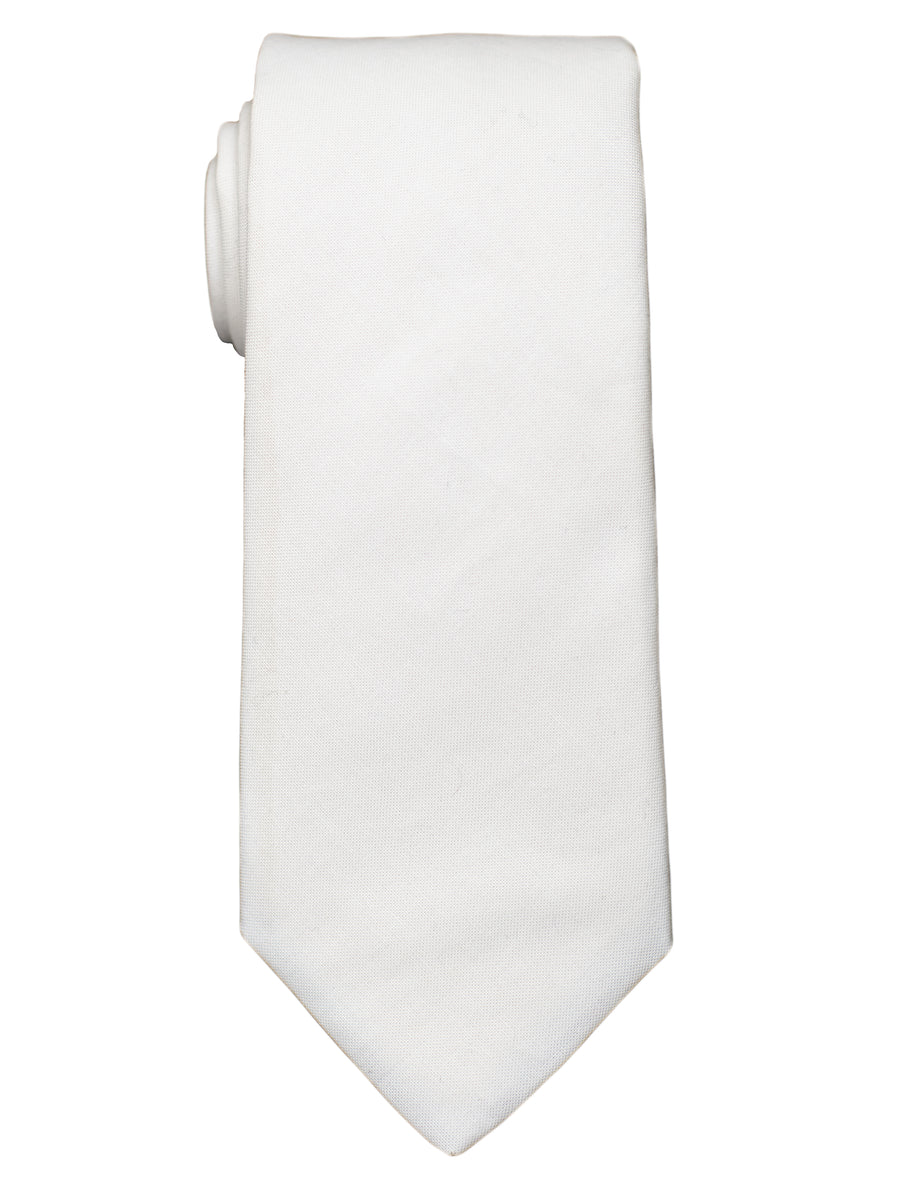 Dion 31125 Boy's Tie - Solid - White