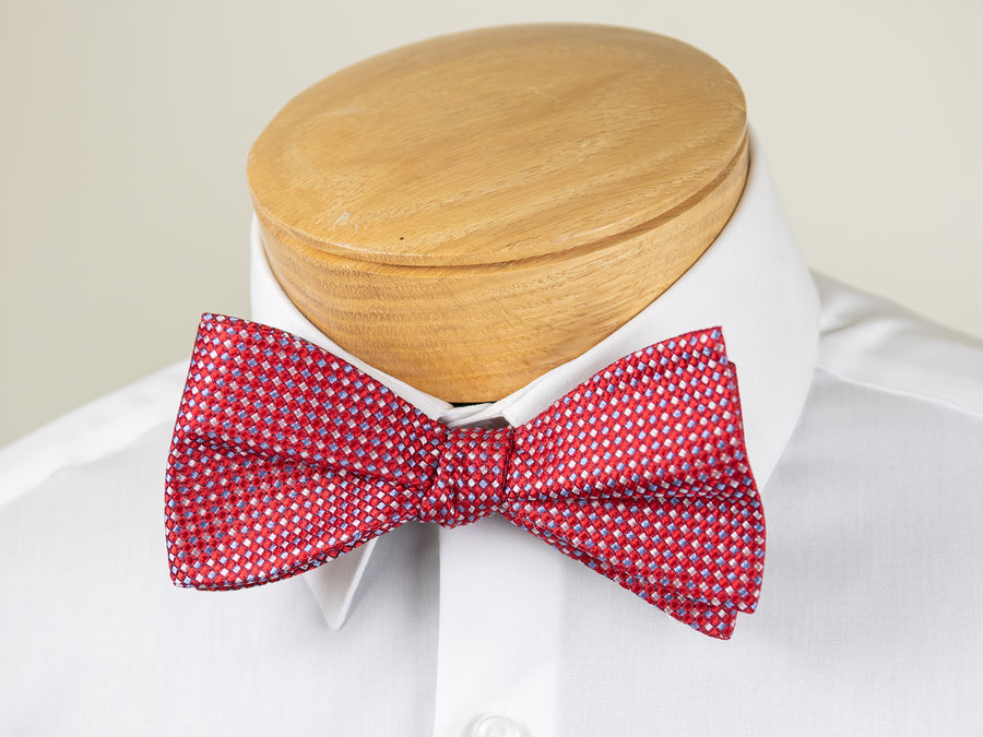 ScottyZ 31199 Young Men's Bow Tie - Neat - Red/Blue