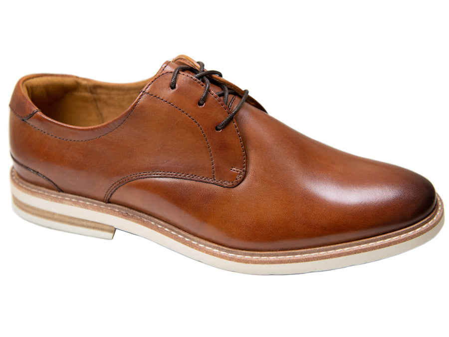 Florsheim 31219 - Boy's Shoe - Plain Toe Oxford - Cognac
