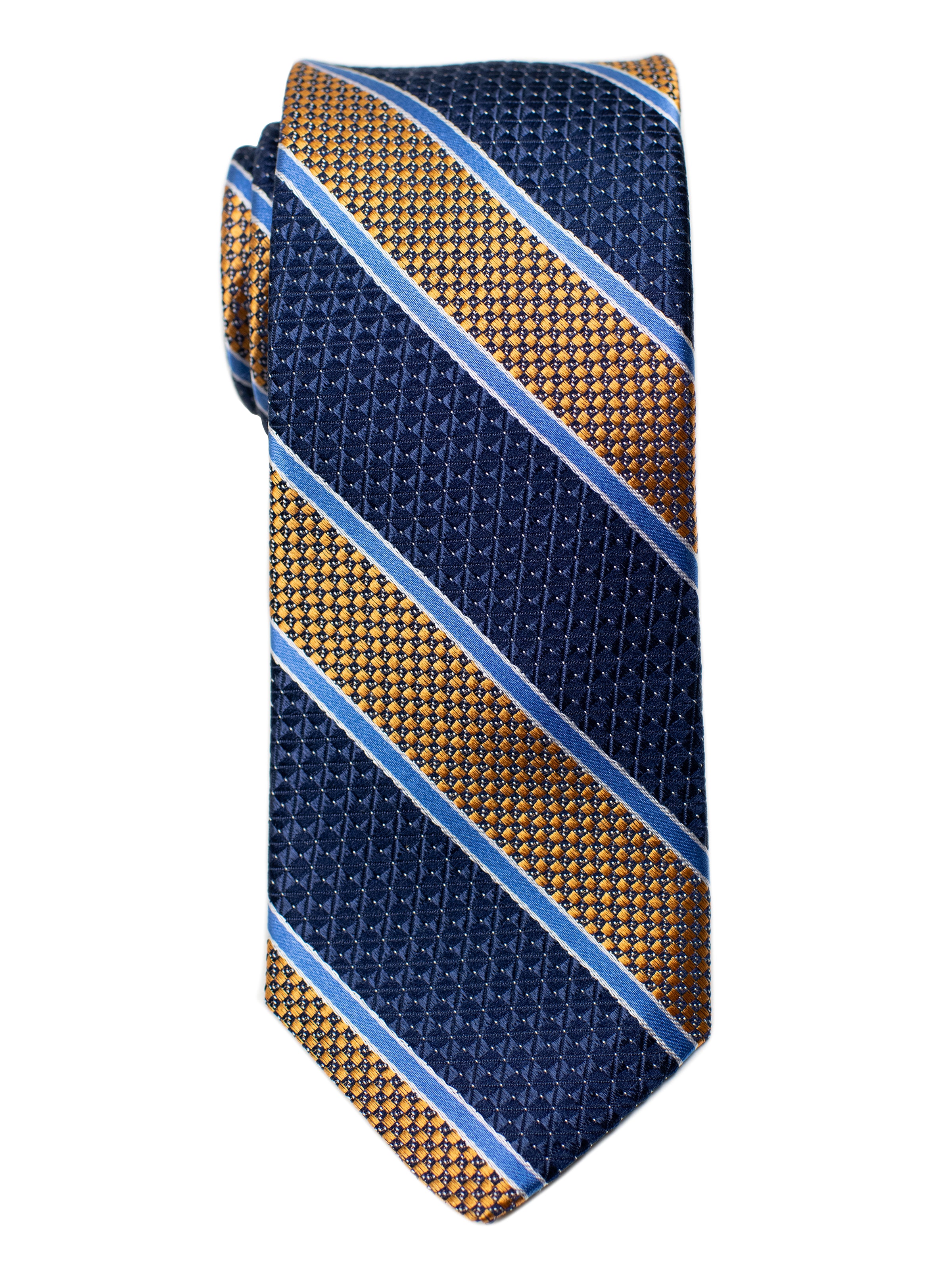Dion 39470 Boy's Tie - Brush Stroke - Black/Grey main image 0