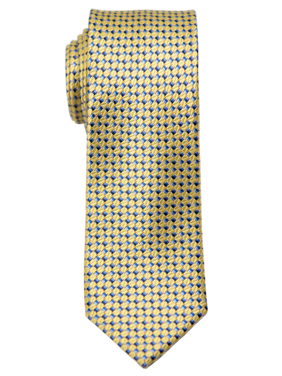 Heritage House 32084 Boy's Tie - Neat- Yellow/Blue