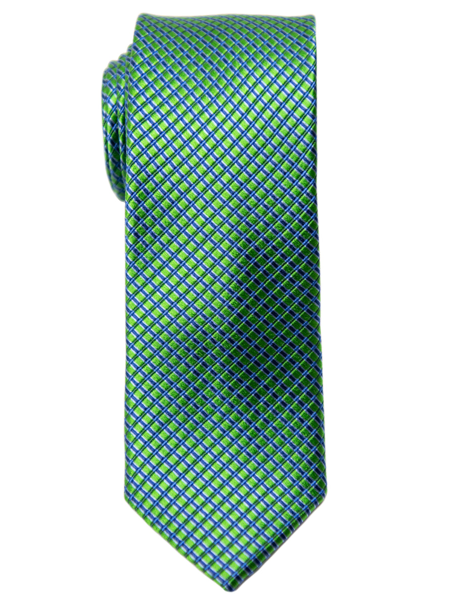 Heritage House 32091 Boy's Tie - Neat- Green/Blue