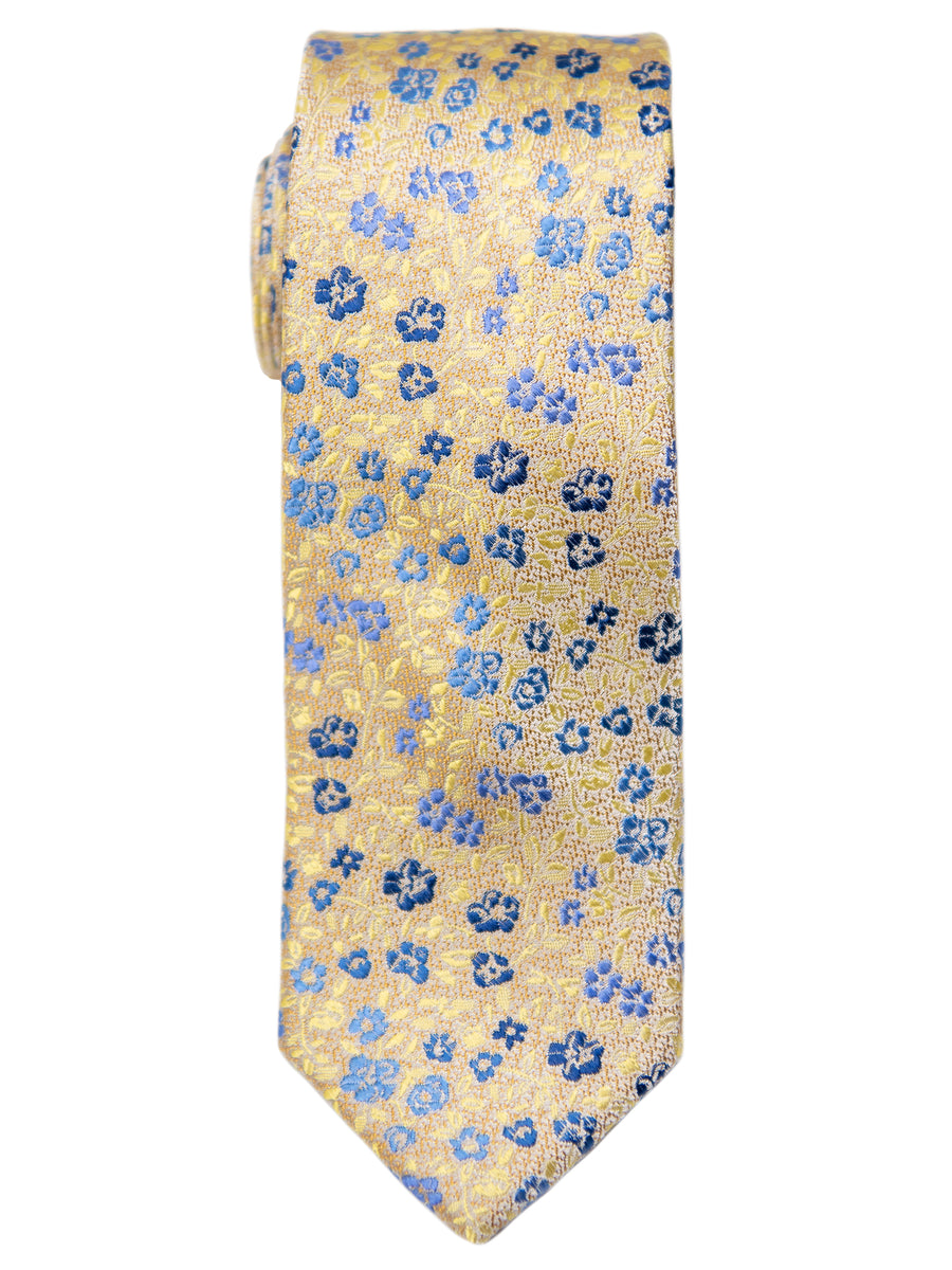 Heritage House 32096 Boy's Tie - Floral- Yellow/Blue