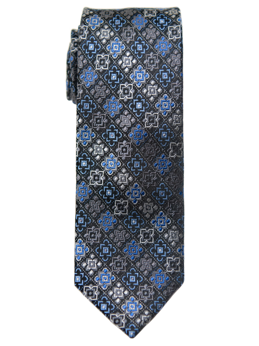 Heritage House 32103 Boy's Tie - Neat- Grey/Blue