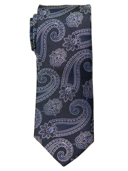 Dion  Boy's Tie - 32519 - Paisley - Navy/Blue