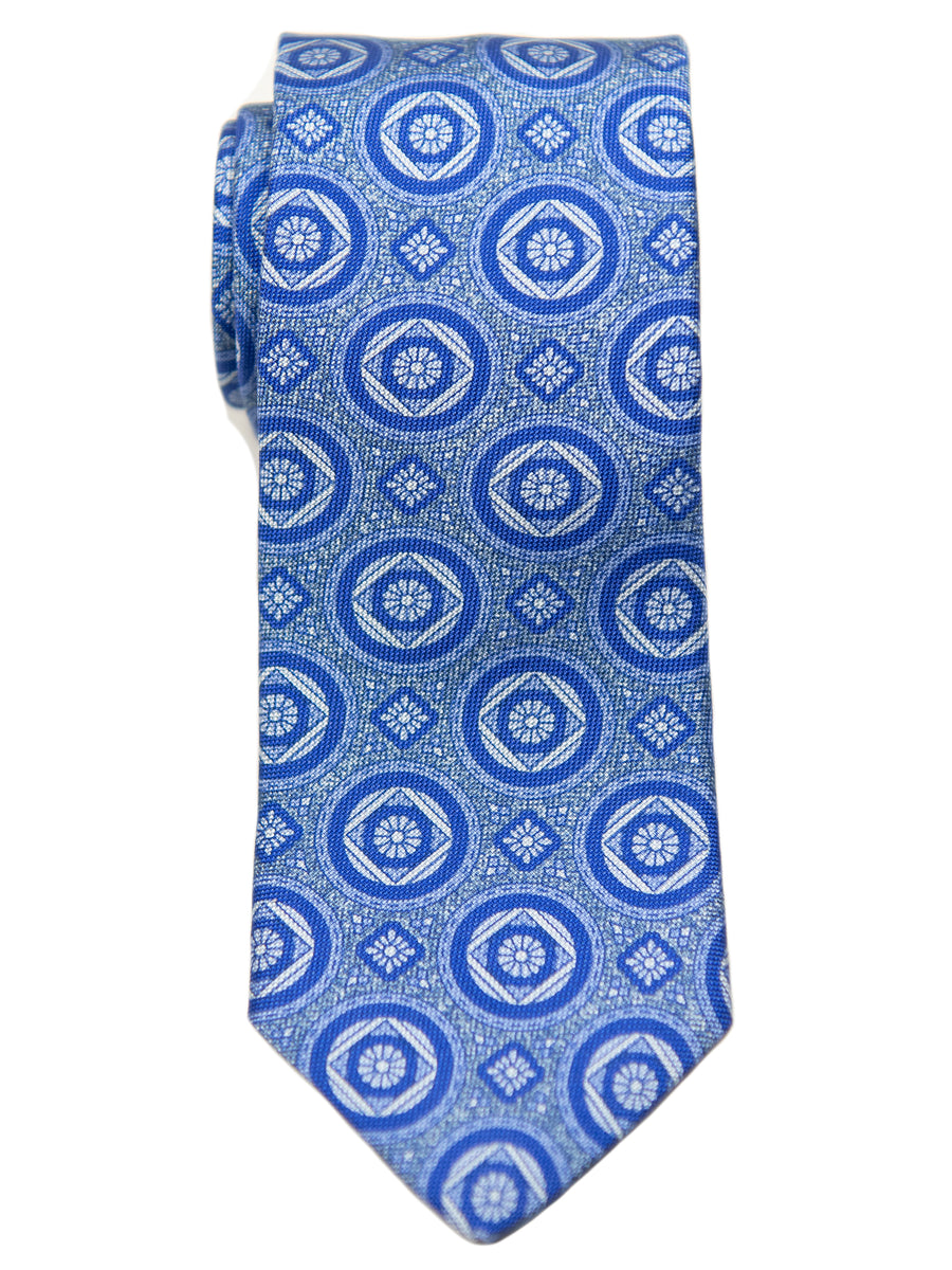 Dion  Boy's Tie 32648 - Geo - Italian Blue