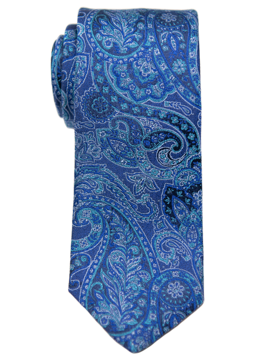 Dion  Boy's Tie 32660  - Paisley - Blue/Teal