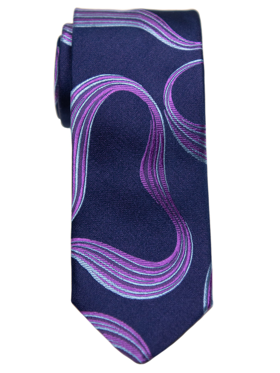 Dion  Boy's Tie 32664  - Swirl - Lilac/Purple