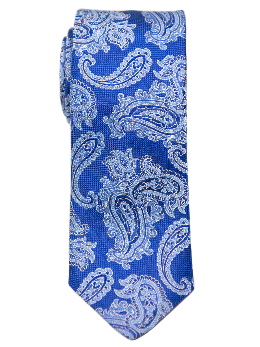 Dion  Boy's Tie 32672 - Paisley - Royal Blue