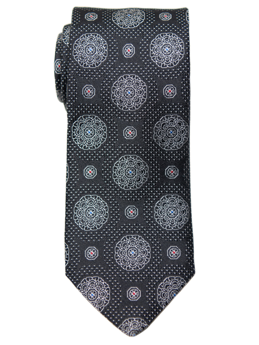 Dion  Boy's Tie 32642 - Medallion - Black/Grey