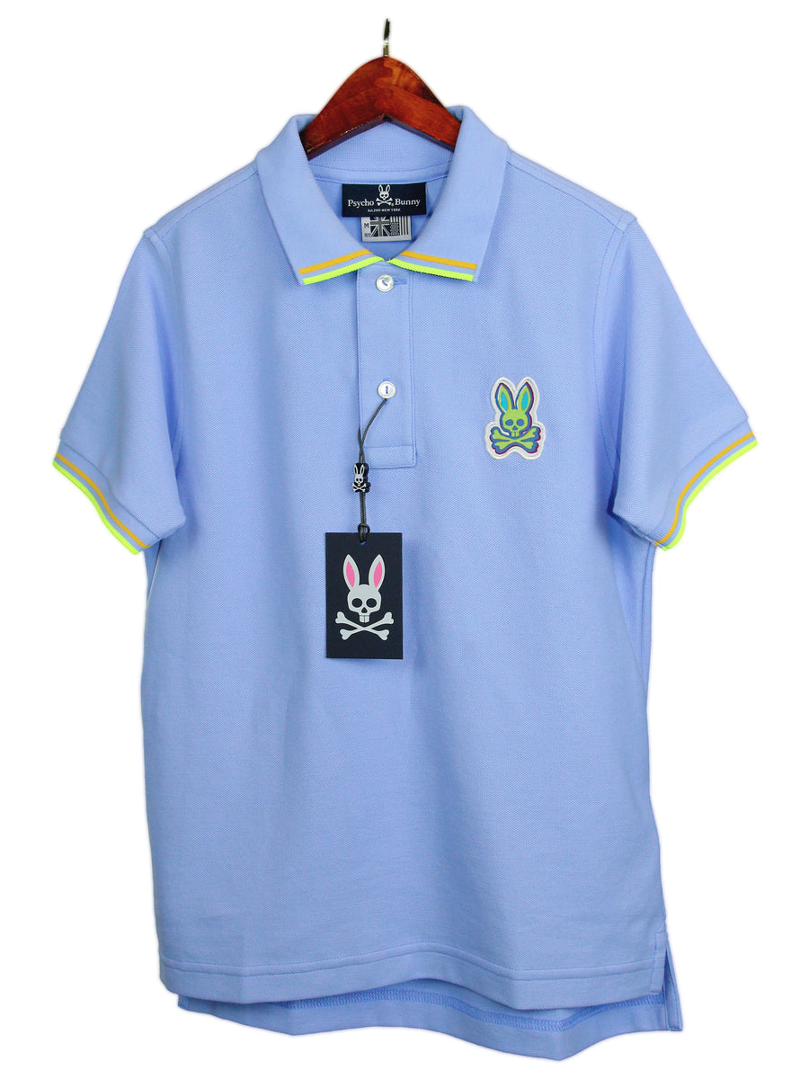 Psycho Bunny 32992 Boy's Short Sleeve - Polo - Blue