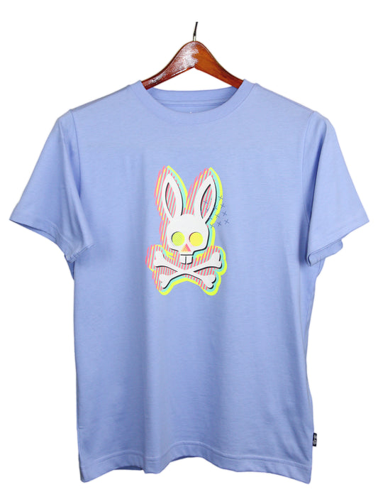 Psycho Bunny 33000 Boy's Short Sleeve - Tee - Deco Blue