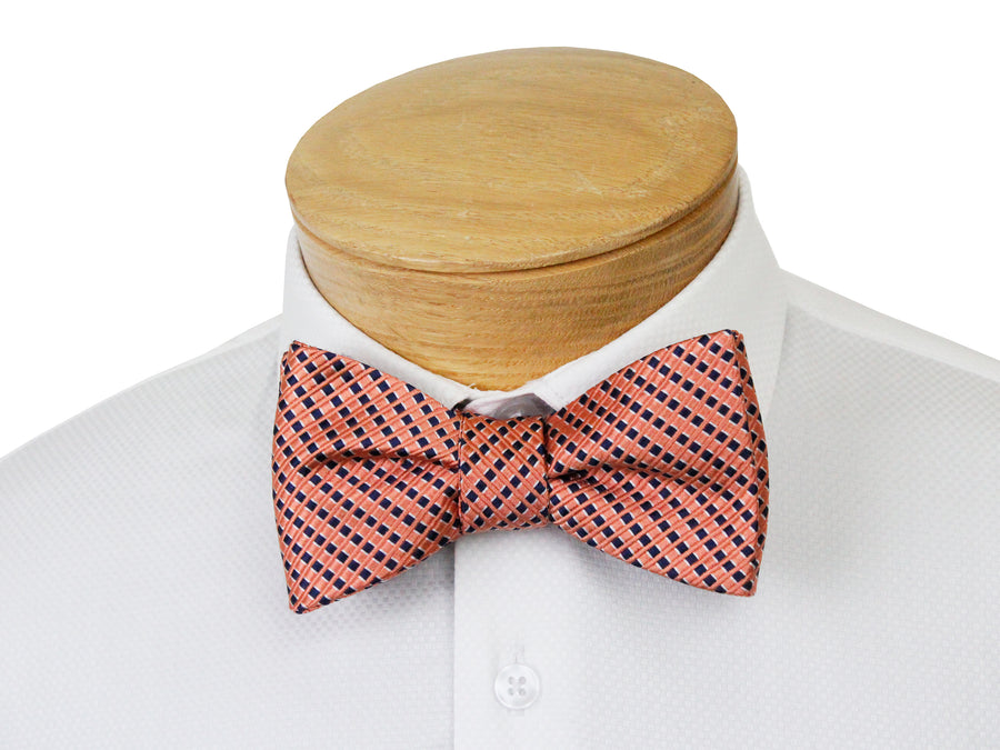ScottyZ 33030 Young Men's Bow Tie - Neat - Orange/Navy