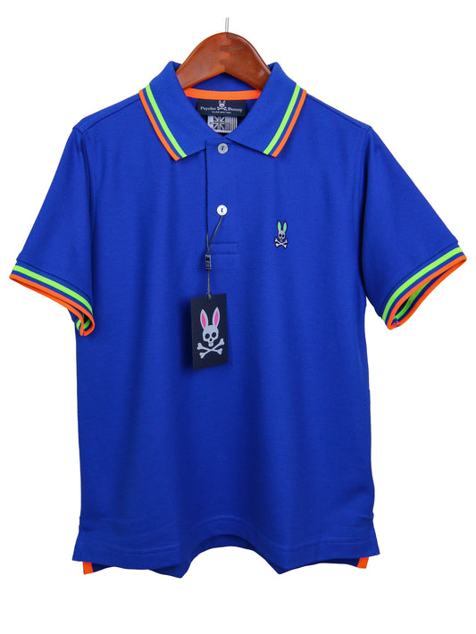 Psycho Bunny 33213 Boy's Short Sleeve - Polo - Saphire