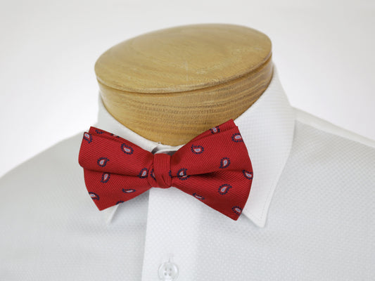 Lauren Ralph Lauren Boy's Bow Tie 33220 - Paisley - Red