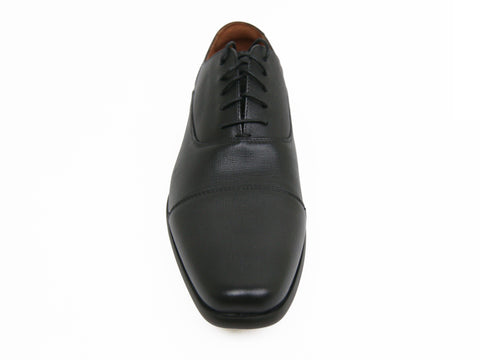 Florsheim 33257 Leather Boy's Shoe - Cap Toe - Black