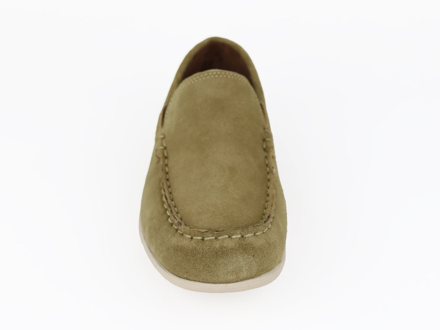 Florsheim 33660 Boys' Venetian Loafers - Jasper Jr. - Suede - Khaki
