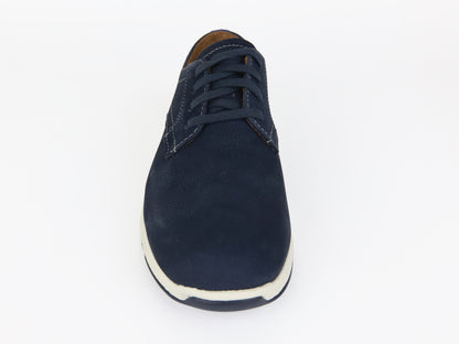 Florsheim 33686 Boys' Oxfords - Supacush Jr. - Suede - Navy