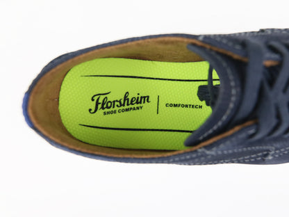 Florsheim 33686 Boys' Oxfords - Supacush Jr. - Suede - Navy