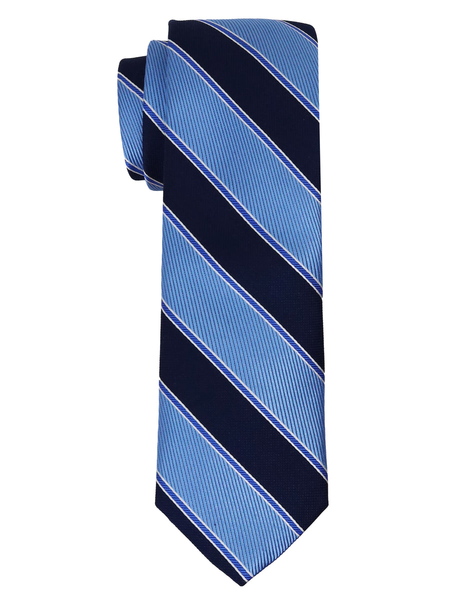 Dion  Boy's Tie 33937 - Stripe - Navy/Blue