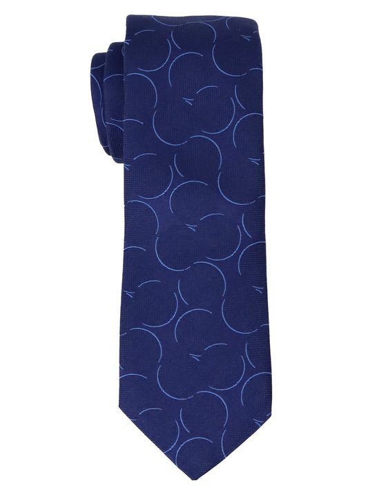 Dion  Boy's Tie 34013 - Swirl - Purple/Sky