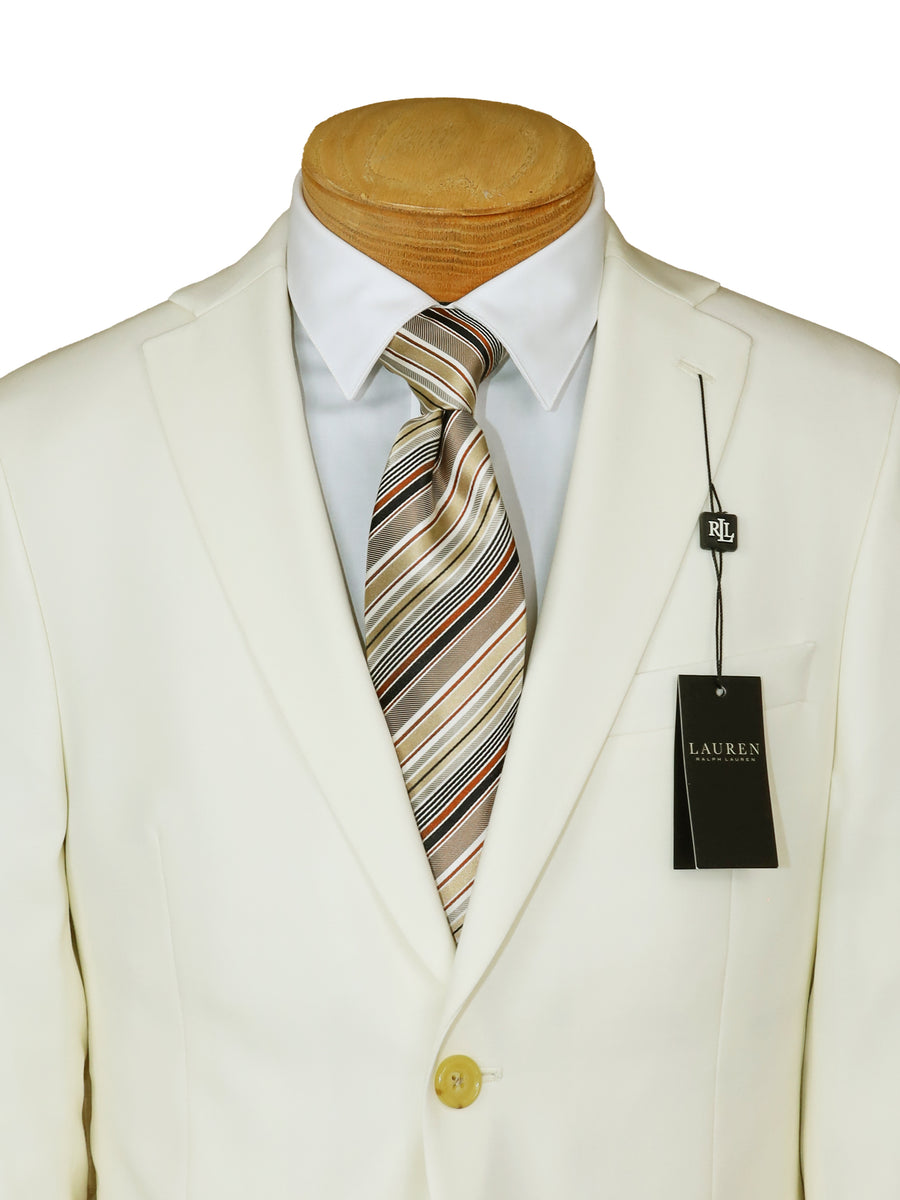 Lauren Ralph Lauren 34192 Boy's Suit Separate Jacket - Solid Gab - Off White