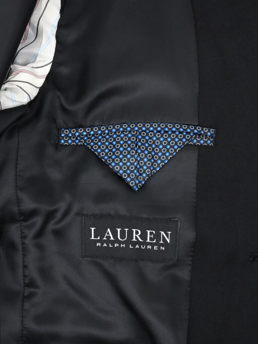 Lauren Ralph Lauren 34223 Boy's Suit Separate Jacket - Solid Gab - Black