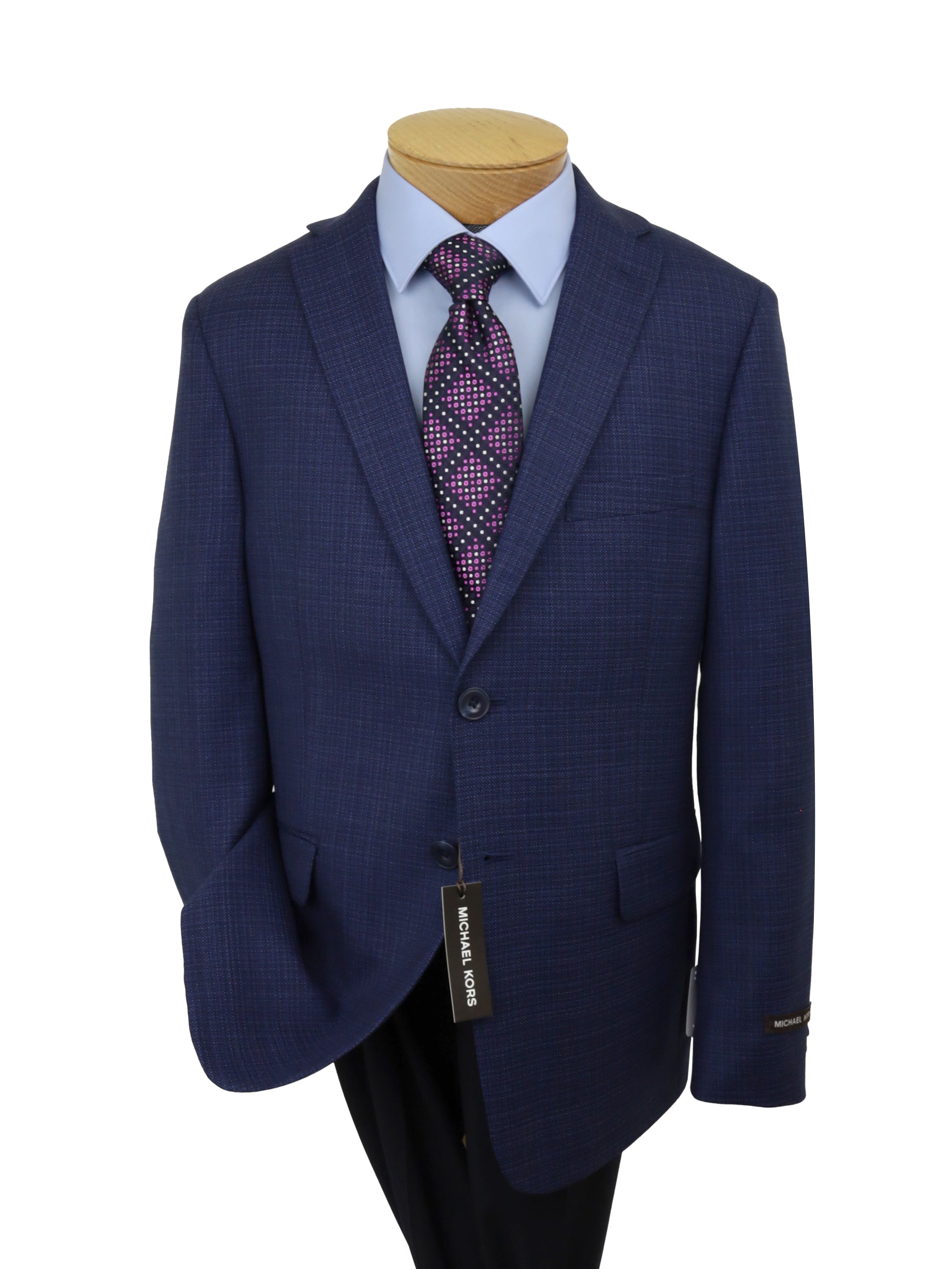 Michael Kors 34350 Boy's Sport Coat - Neat - Blue – Heritage House ...
