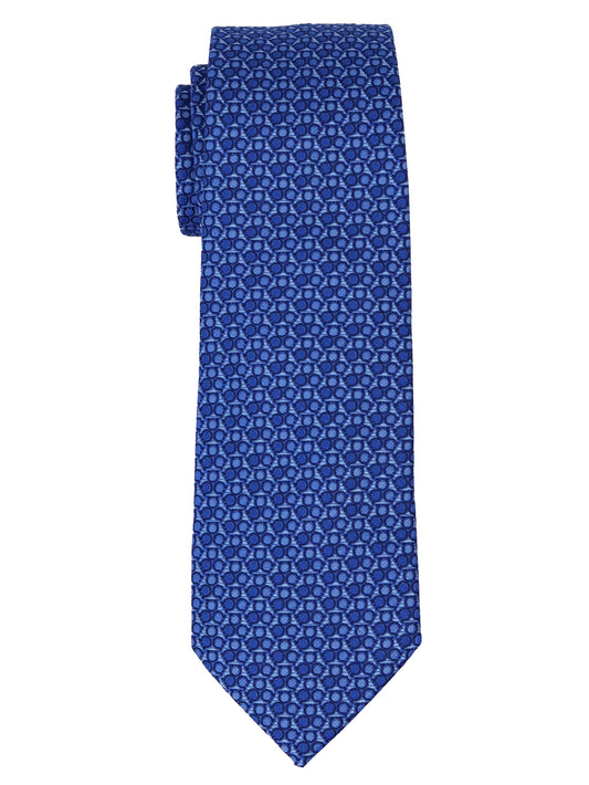 Heritage House 34569 - Boy's Tie - Neat - Navy/Sky