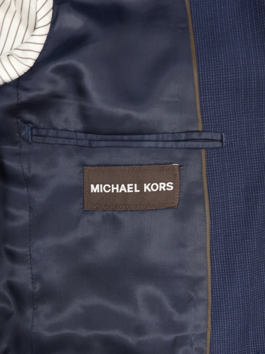 Michael Kors 34670 Boy's Suit - Tic Pattern - Navy