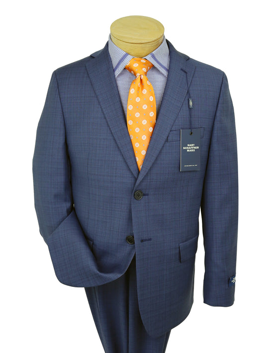 Hart Schaffner Marx 34705  Boy's Suit - Sharkskin - Blue