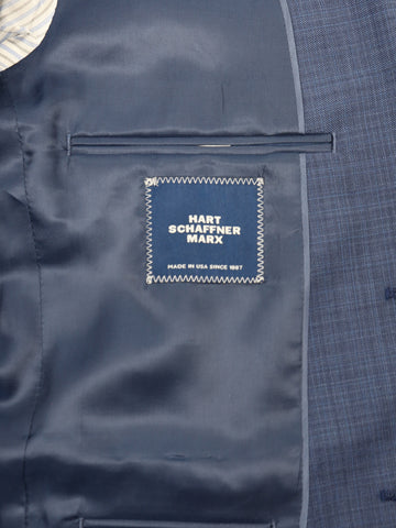 Image of Hart Schaffner Marx 34705  Boy's Suit - Sharkskin - Blue