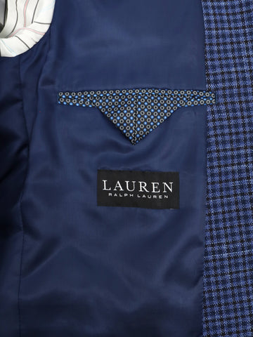 Image of Lauren Ralph Lauren Boy's Sport Coat 34732 Blue/Black Plaid