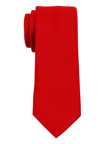 Heritage House 34789 - Boy's Tie - Satin Solid - Red