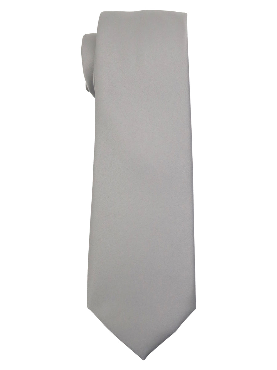 Heritage House 34794 - Boy's Tie - Satin Solid - Silver